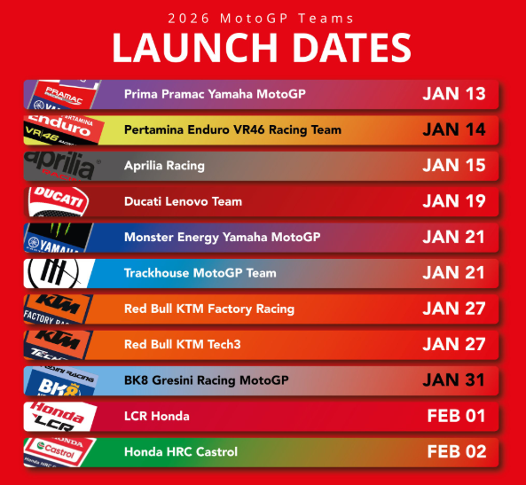 calendario presentazioni team 2026